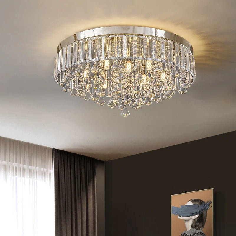 Lorovero Jinak Luxury Modern Crystal Ceiling Chandelier - Lumen Attic