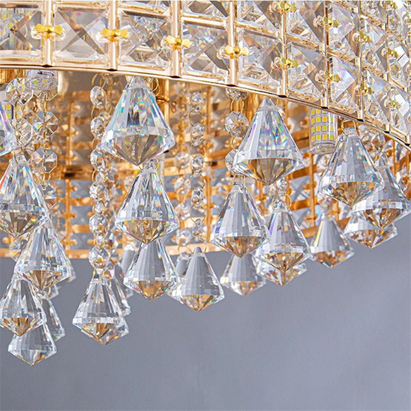 Lorovero Jinak Luxury Modern Crystal Ceiling Chandelier - Lumen Attic