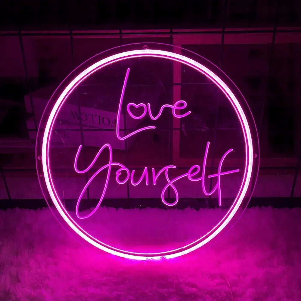 Love Yourself Neon Sign - Lumen Attic