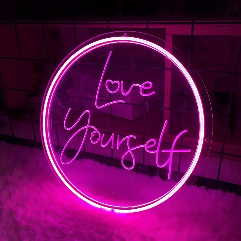 Love Yourself Neon Sign - Lumen Attic