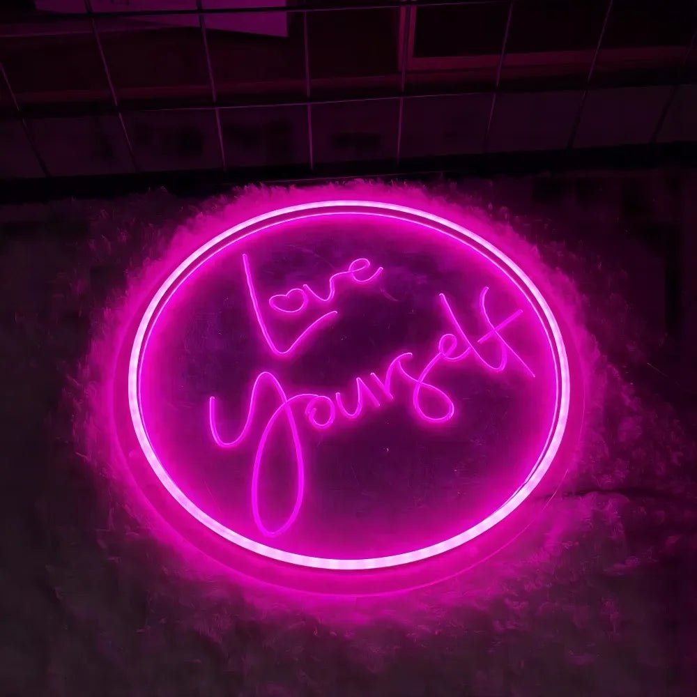 Love Yourself Neon Sign - Lumen Attic