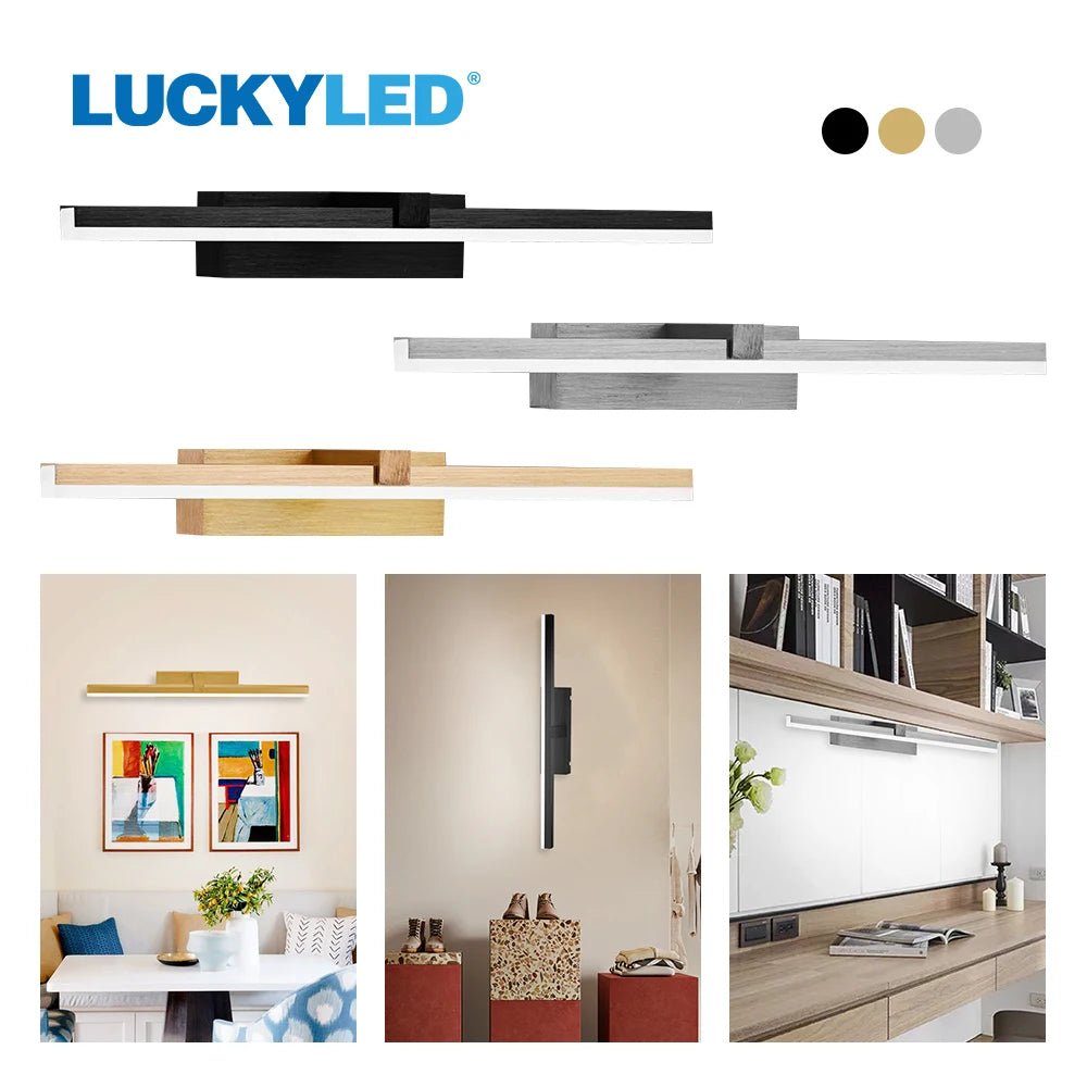 LuckyLED Sleek Modern Vanity Light Bar - Lumen Attic