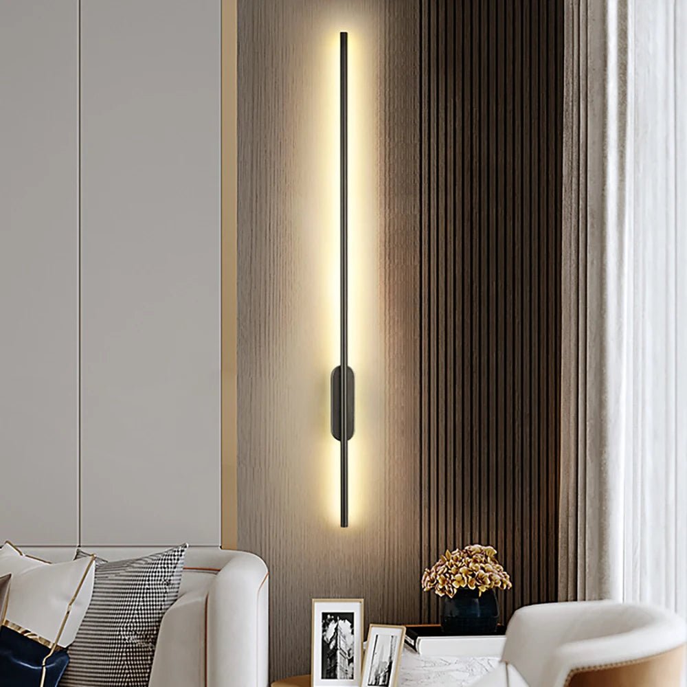 LumenLine LED Wall Sconce Sleek Vertical Light - Lumen Attic