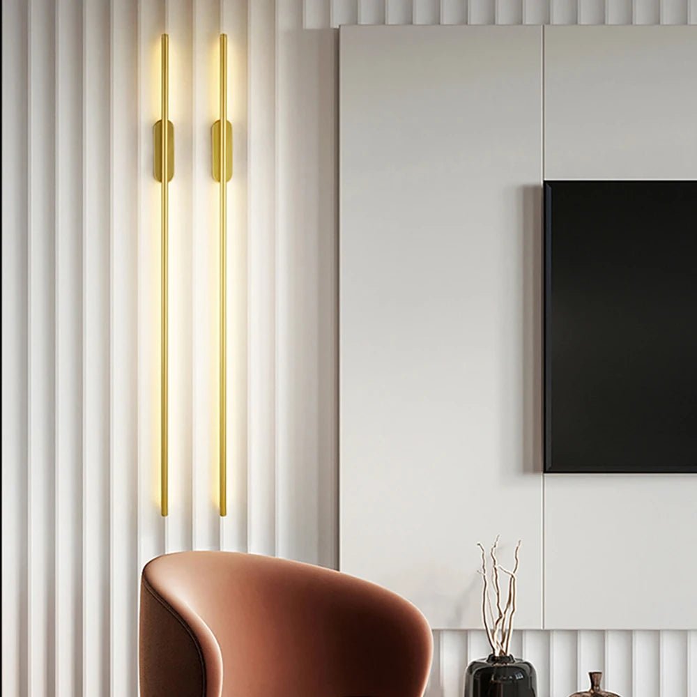 LumenLine LED Wall Sconce Sleek Vertical Light - Lumen Attic