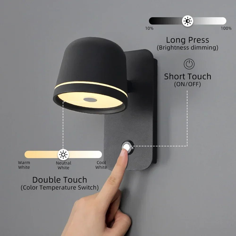 Lumini LED Wall Lamp Touch Dimmer - Lumen Attic