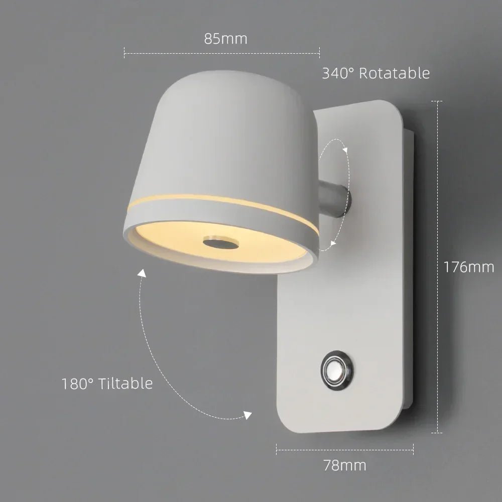 Lumini LED Wall Lamp Touch Dimmer - Lumen Attic