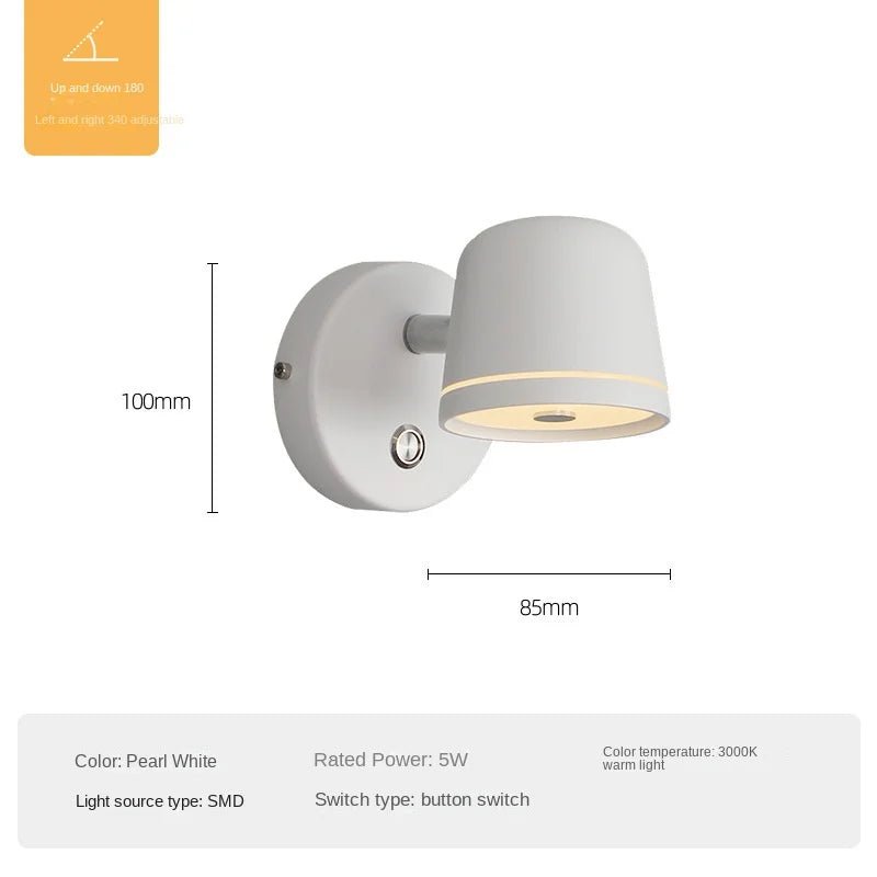 Lumini LED Wall Lamp Touch Dimmer - Lumen Attic