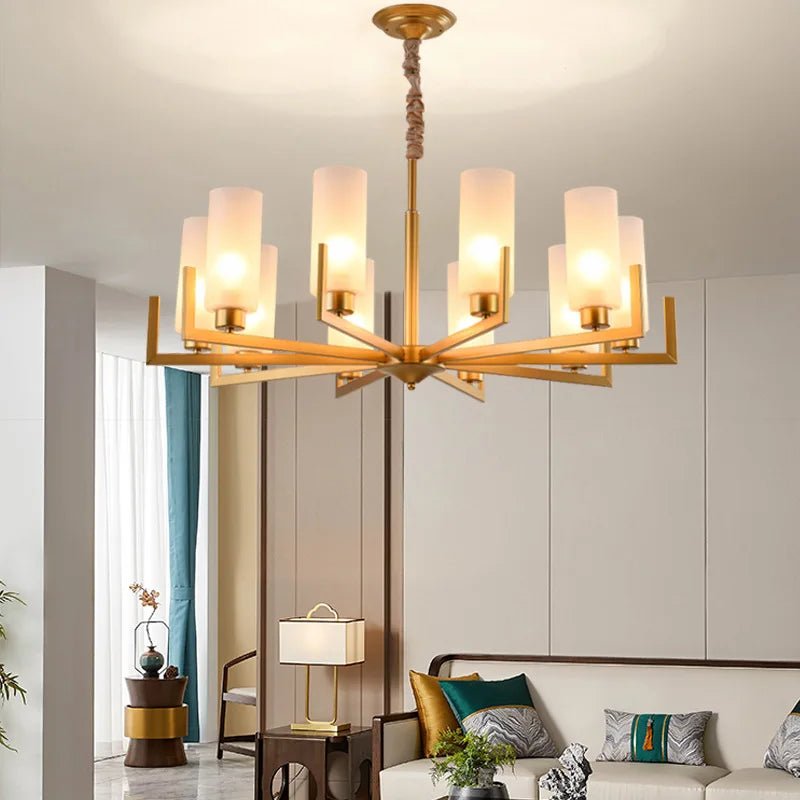 Lumni Chinese Style Simple Retro Chandelier - Lumen Attic