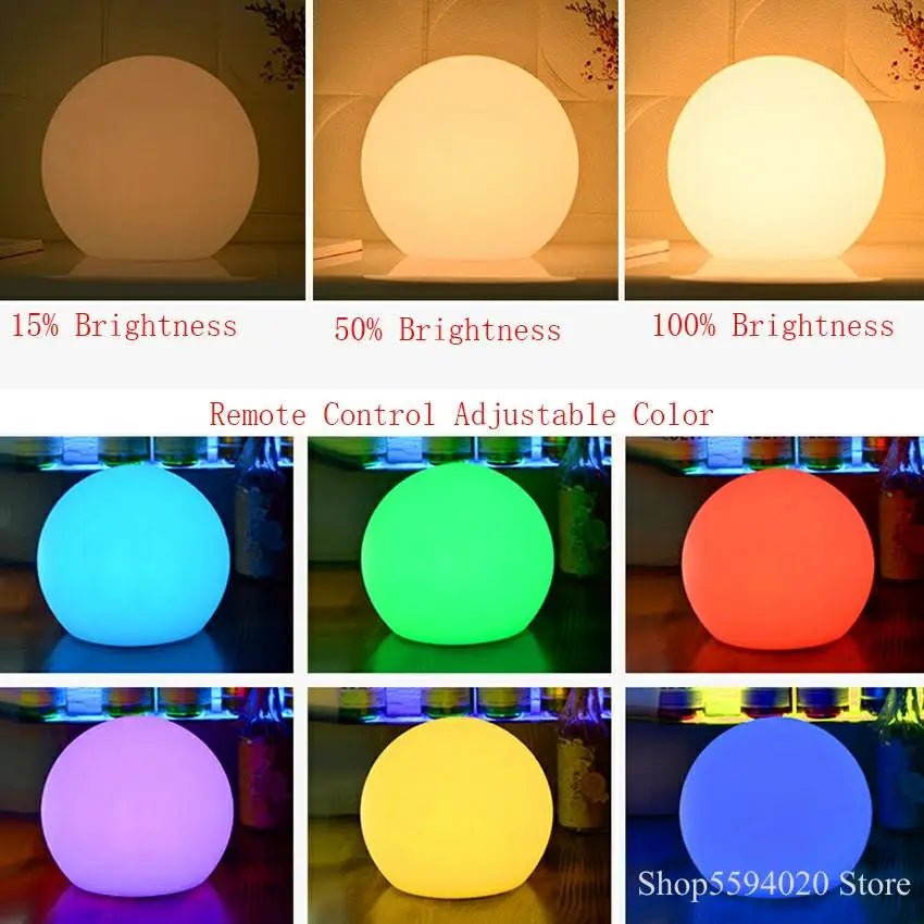 Lunaris LED Glow Ball Lamps - Lumen Attic