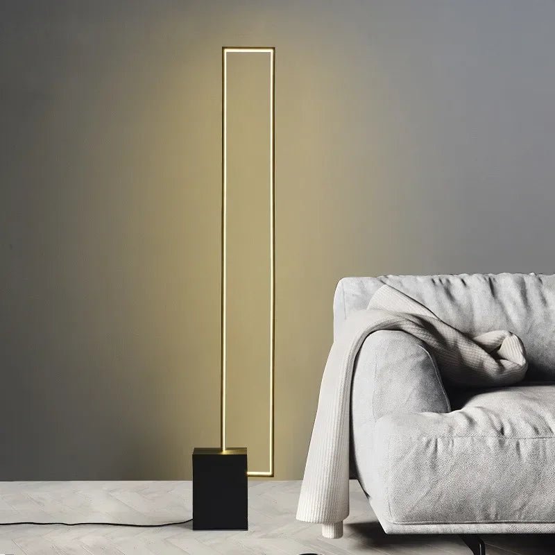 Luxora Sleek Modern Linear Glow LED Floor Lamp - Lumen Attic