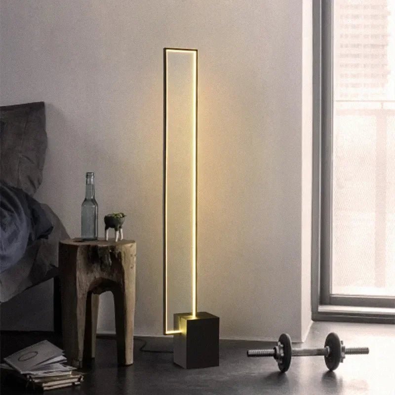 Luxora Sleek Modern Linear Glow LED Floor Lamp - Lumen Attic