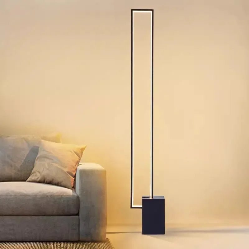 Luxora Sleek Modern Linear Glow LED Floor Lamp - Lumen Attic