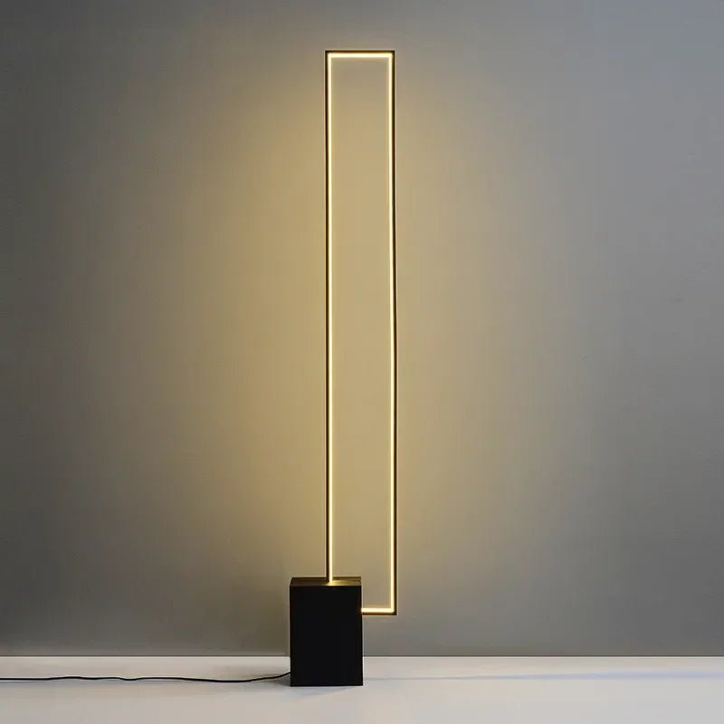 Luxora Sleek Modern Linear Glow LED Floor Lamp - Lumen Attic