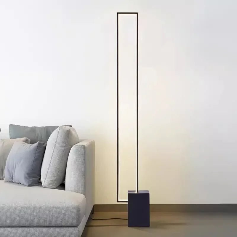 Luxora Sleek Modern Linear Glow LED Floor Lamp - Lumen Attic