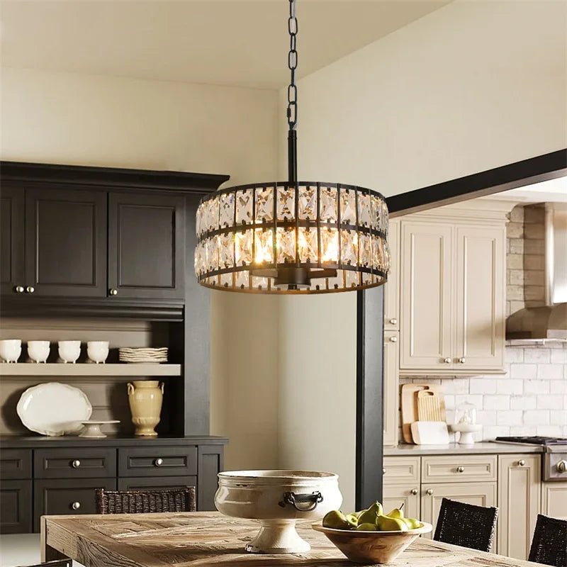 Mastromonaco Modern Crystal LED Pendant - Lumen Attic