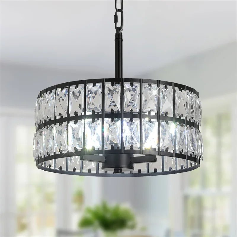 Mastromonaco Modern Crystal LED Pendant - Lumen Attic