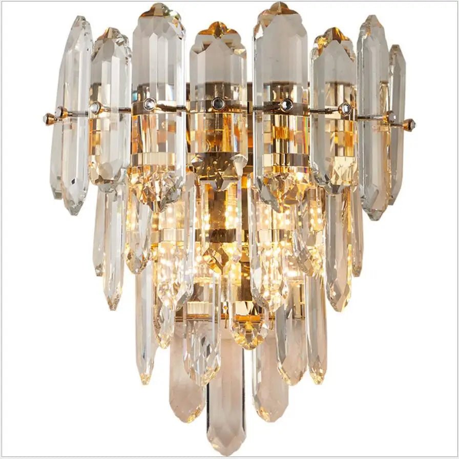 Melacina Crystal Wall Sconce - Lumen Attic