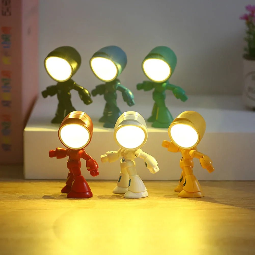 Mini Robo Table Night Light - Lumen Attic