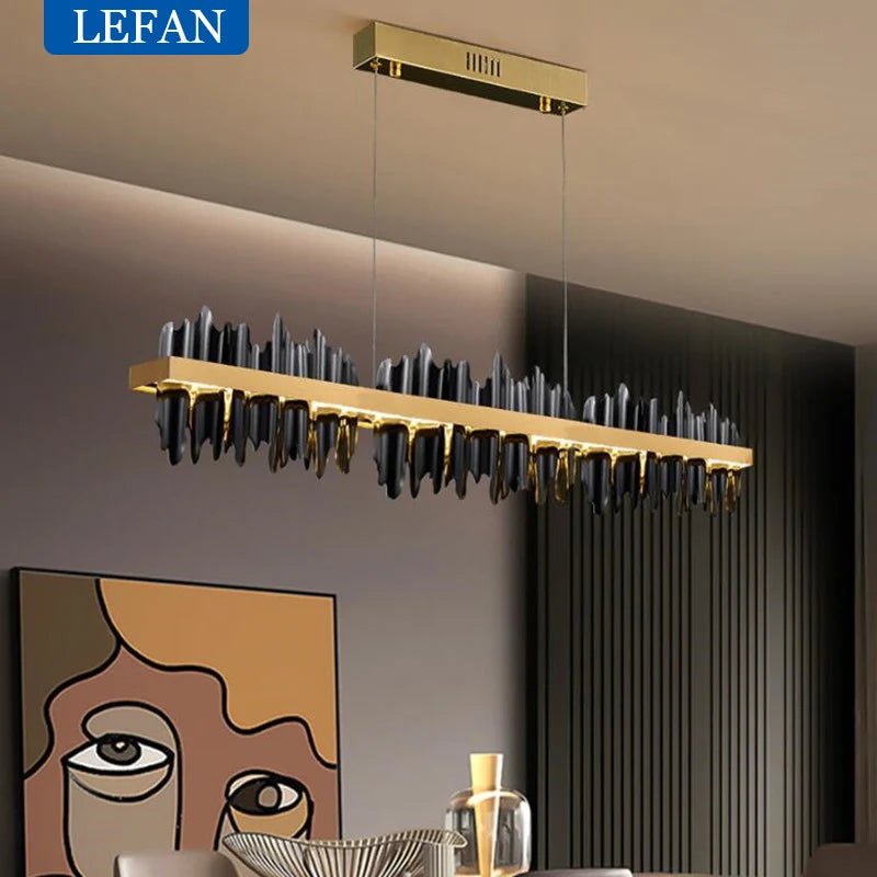 Modern Chandelier Lighting Iceberg Design - Lumen Attic