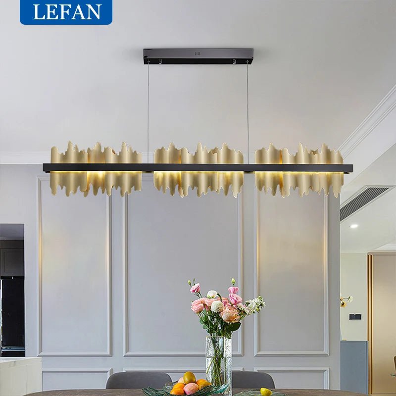 Modern Chandelier Lighting Iceberg Design - Lumen Attic