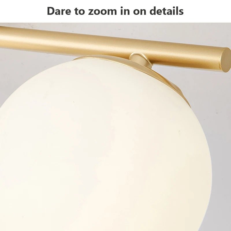 Modern Double Globe Ceiling Light by BTY - Lumen Attic