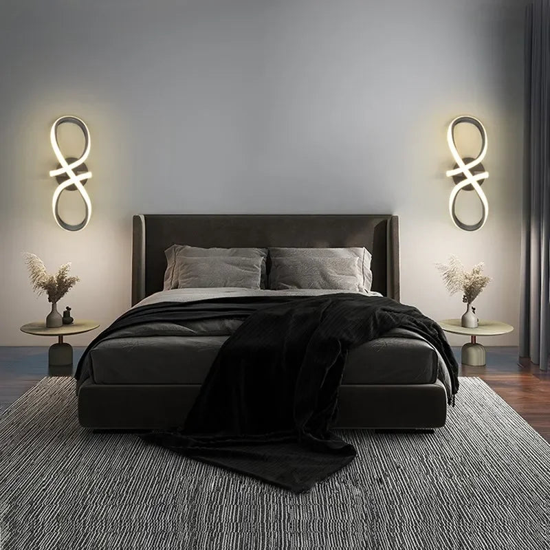 Modern Infinite Symbol Wall Lamp - Lumen Attic