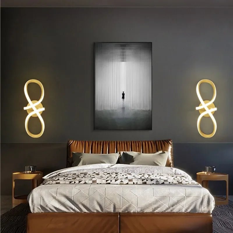 Modern Infinite Symbol Wall Lamp - Lumen Attic