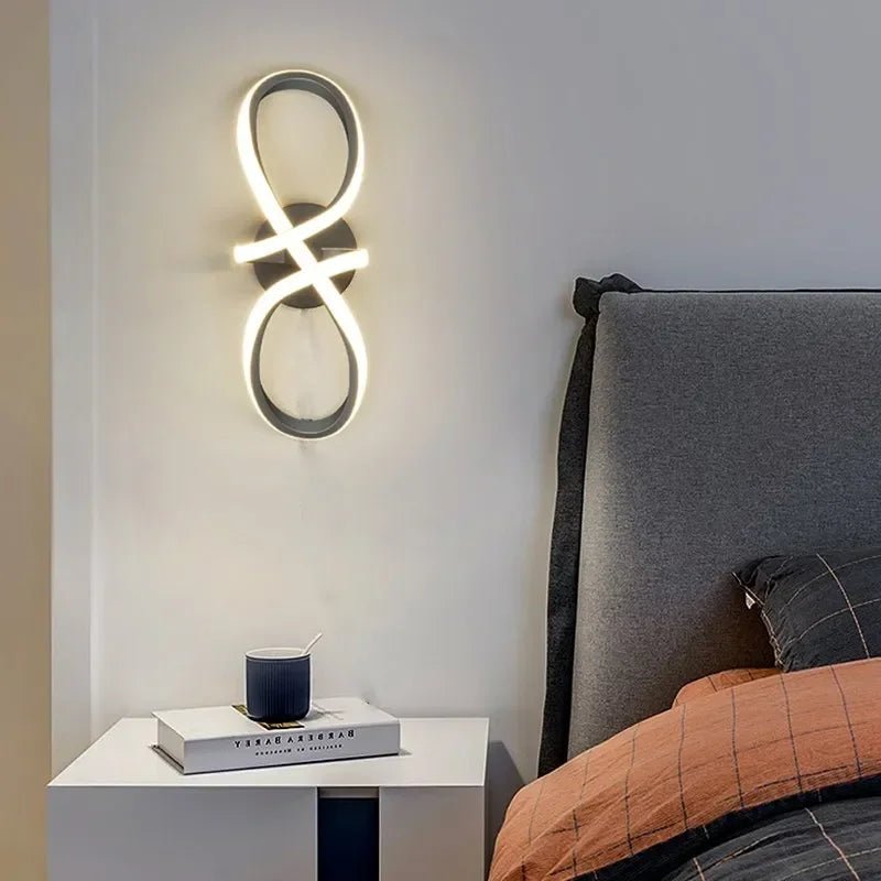 Modern Infinite Symbol Wall Lamp - Lumen Attic