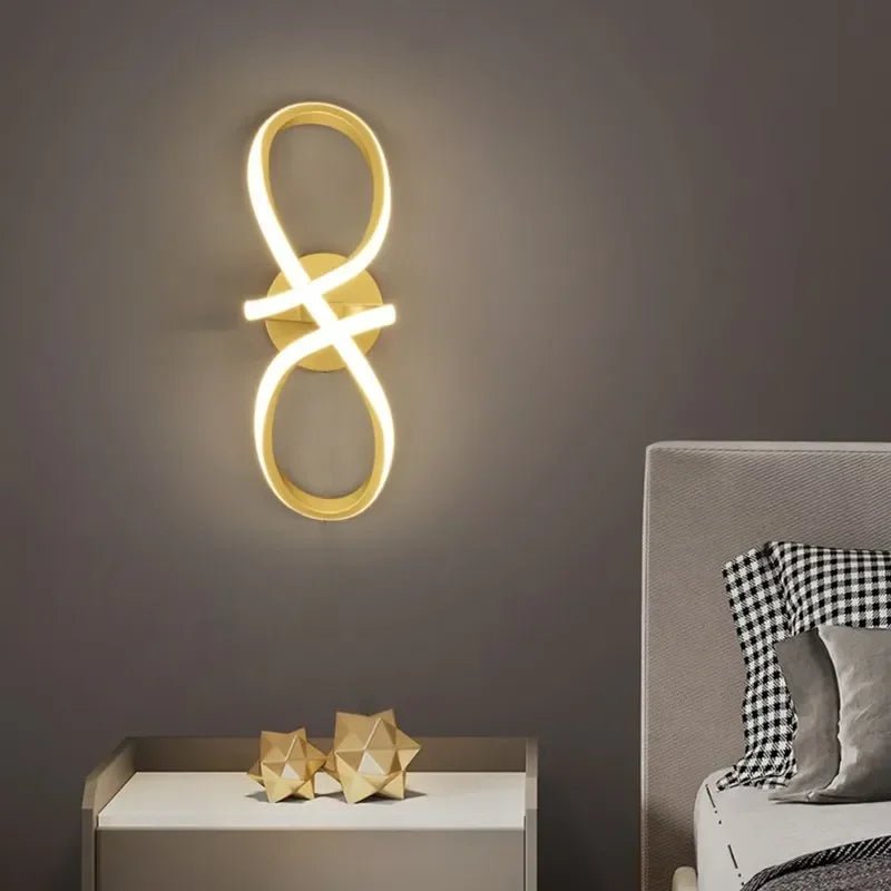 Modern Infinite Symbol Wall Lamp - Lumen Attic