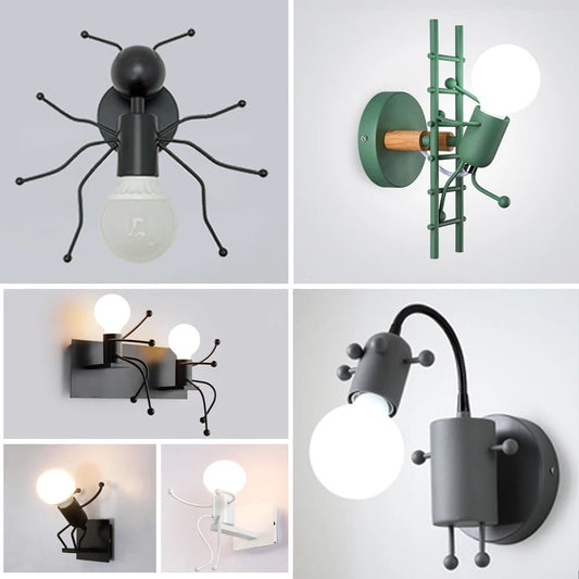 Modern LED Stick Figurines Wall Scone Lights - Lumen Attic