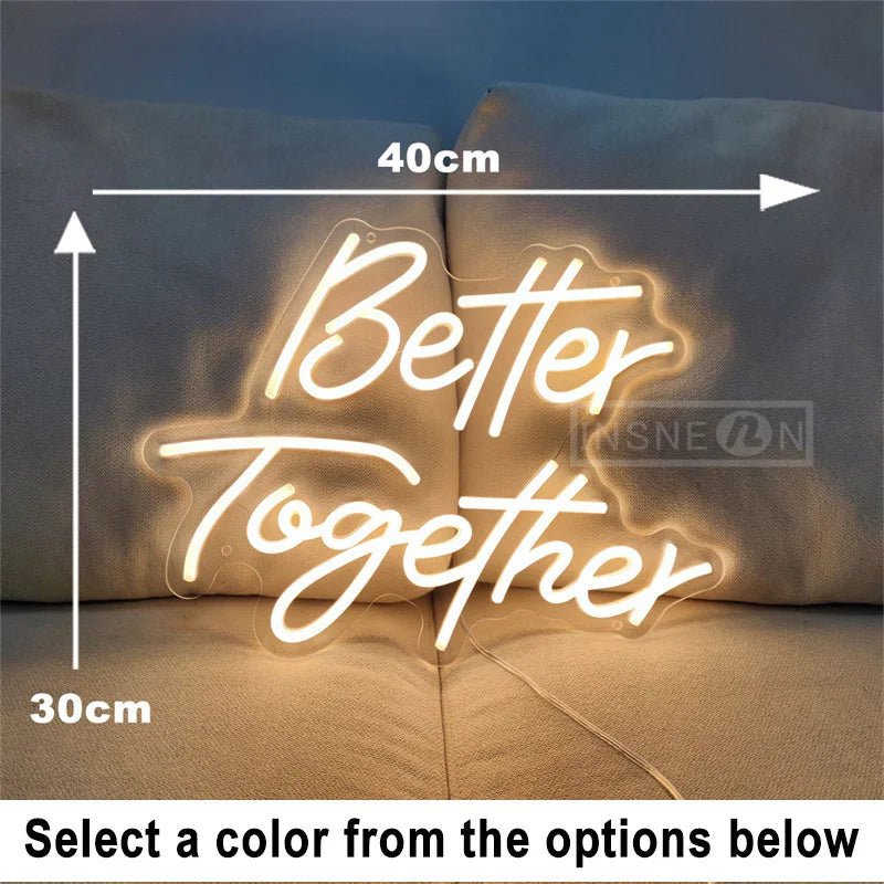 Mr & Mrs Neon LED Sign - Lumen Attic