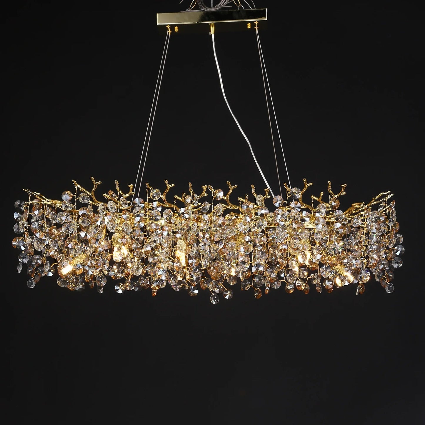 Murogino Luxury Crystal Tree Branch LED Chandelier - Lumen Attic