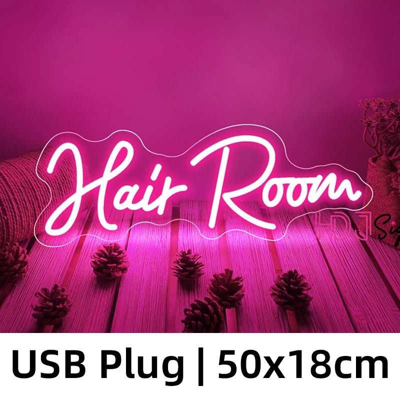 Nails Room Neon Light Sign Beauty Room - Lumen Attic