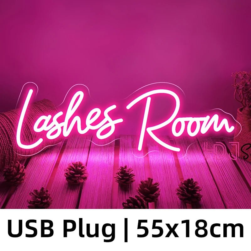 Nails Room Neon Light Sign Beauty Room - Lumen Attic