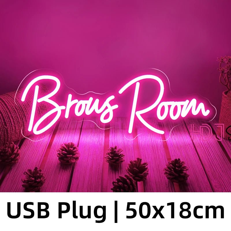 Nails Room Neon Light Sign Beauty Room - Lumen Attic