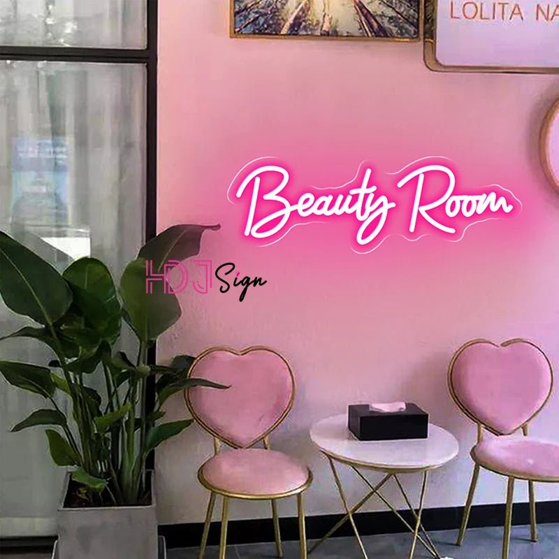 Nails Room Neon Light Sign Beauty Room - Lumen Attic