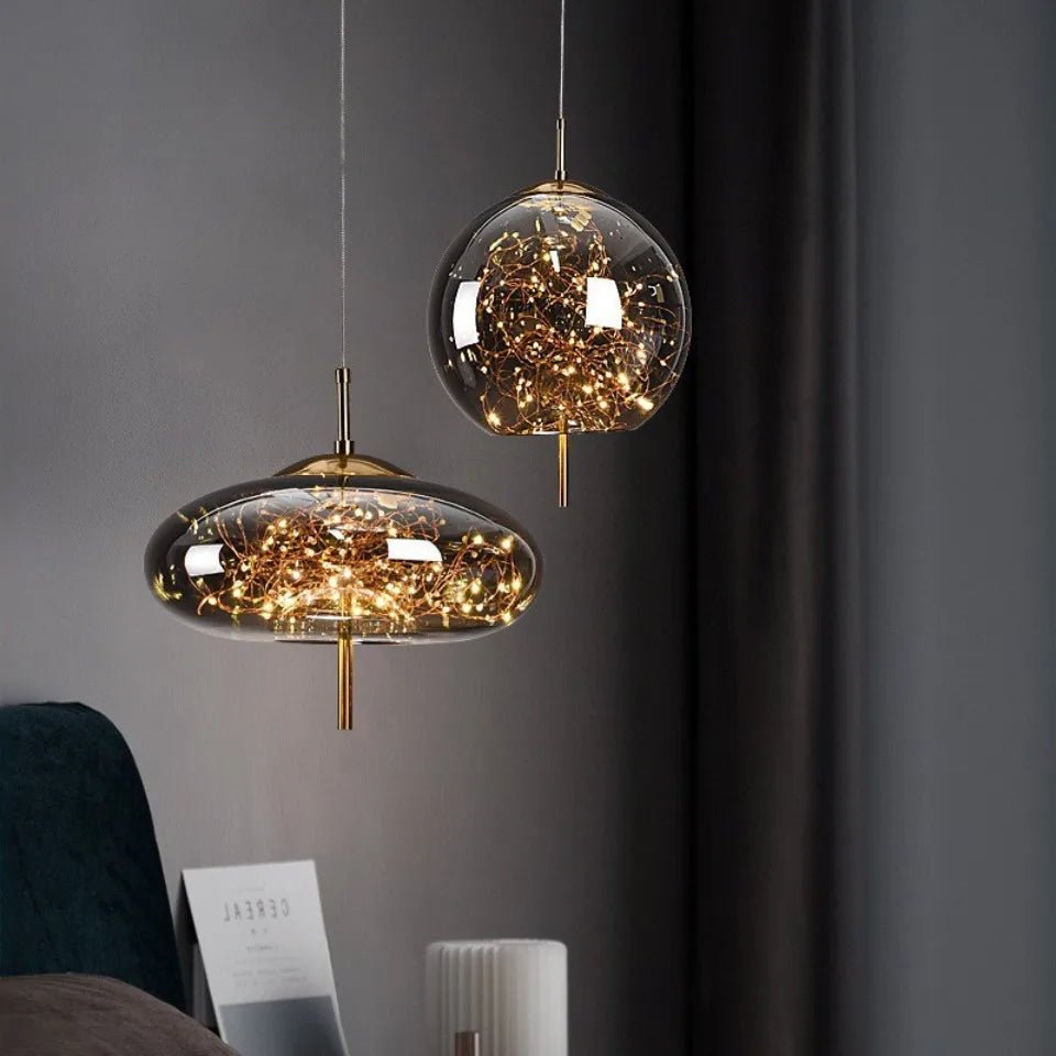 NebulaGlow Pendant Light Modern LED Hanging Lamp - Lumen Attic