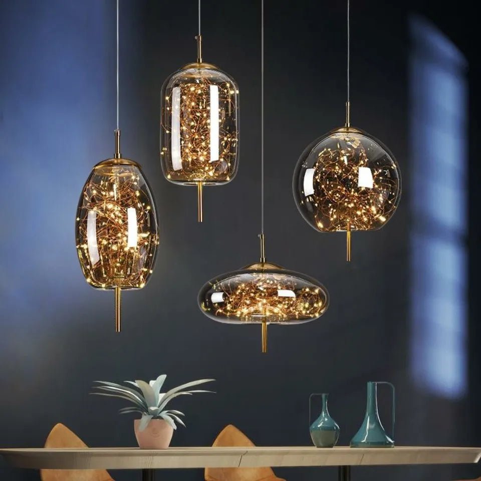 NebulaGlow Pendant Light Modern LED Hanging Lamp - Lumen Attic