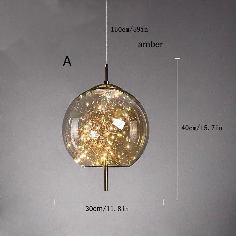 NebulaGlow Pendant Light Modern LED Hanging Lamp - Lumen Attic