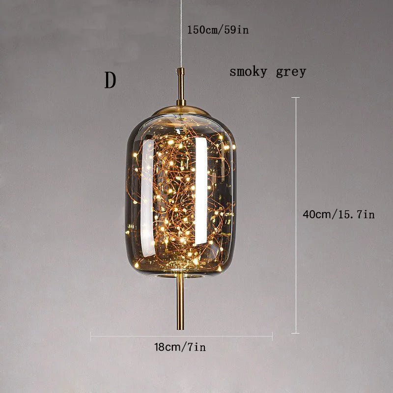 NebulaGlow Pendant Light Modern LED Hanging Lamp - Lumen Attic