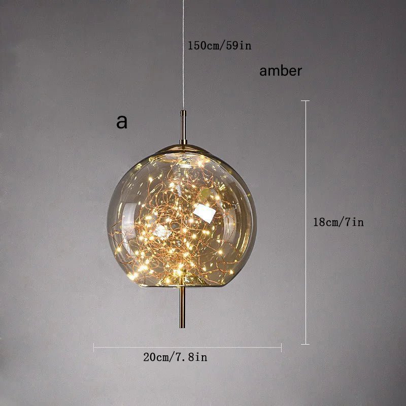 NebulaGlow Pendant Light Modern LED Hanging Lamp - Lumen Attic