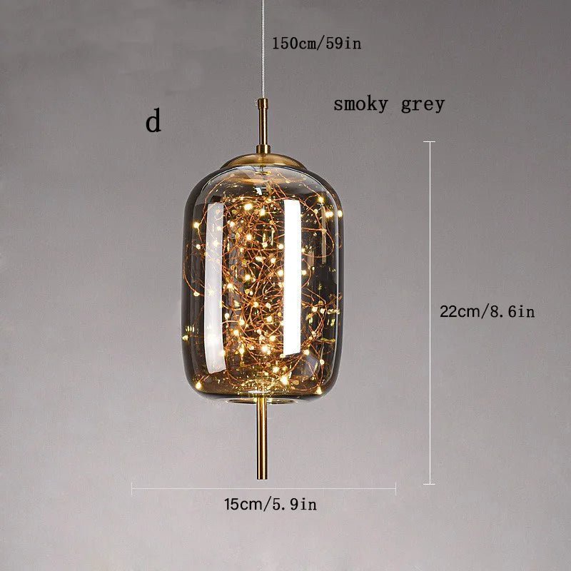 NebulaGlow Pendant Light Modern LED Hanging Lamp - Lumen Attic