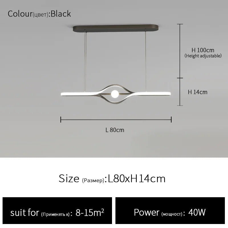 Nebus YX - A1001 Modern LED Pendant Light - Lumen Attic