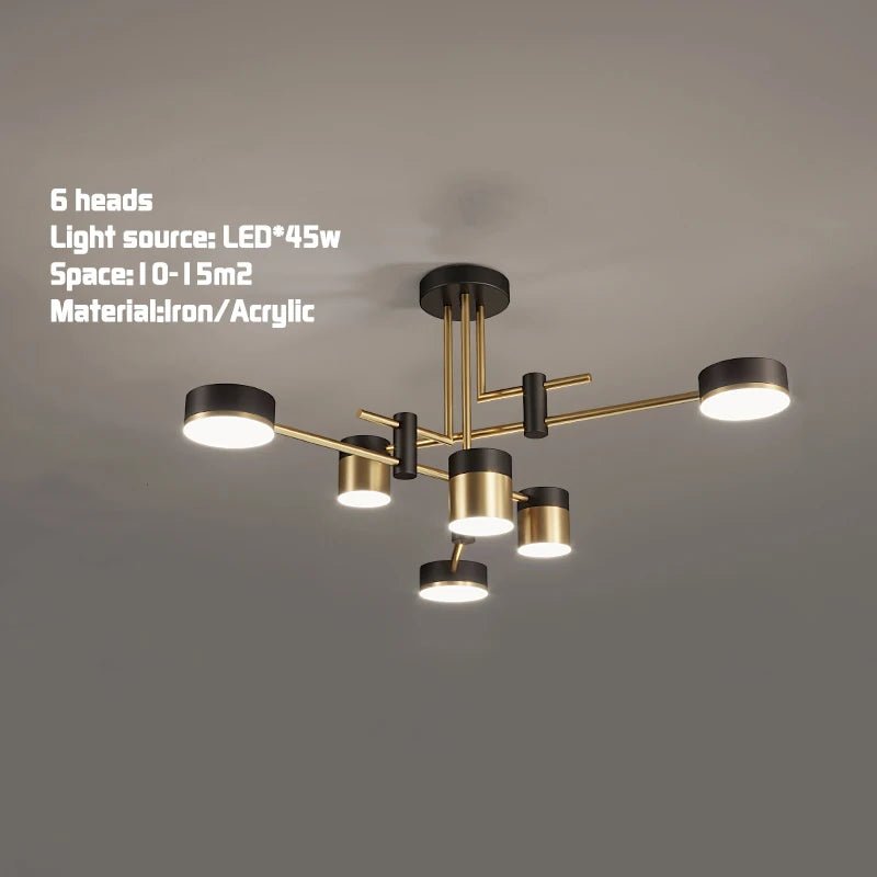 Nordic Artpad Geometric Elegance LED Chandelier - Lumen Attic