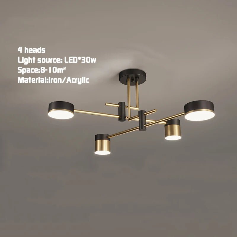 Nordic Artpad Geometric Elegance LED Chandelier - Lumen Attic