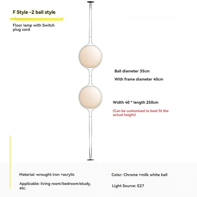 NorthStar Luminis Mordern Orb Lamps - Lumen Attic