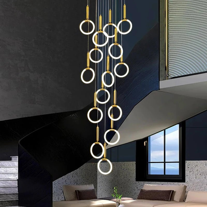 Ognivero Ring Chandelier Ceiling Lights - Lumen Attic