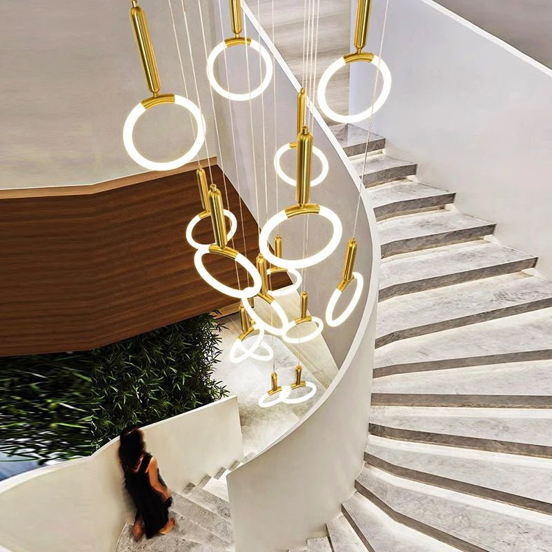 Ognivero Ring Chandelier Ceiling Lights - Lumen Attic