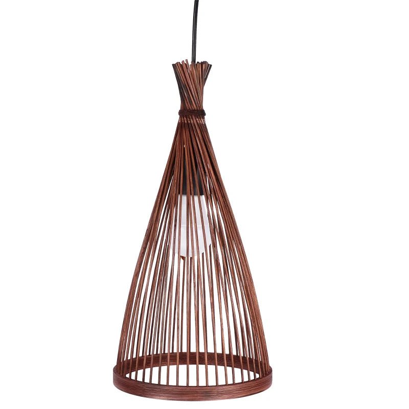 OIN Rattan Wicker Bamboo Pendant Lamp - Lumen Attic