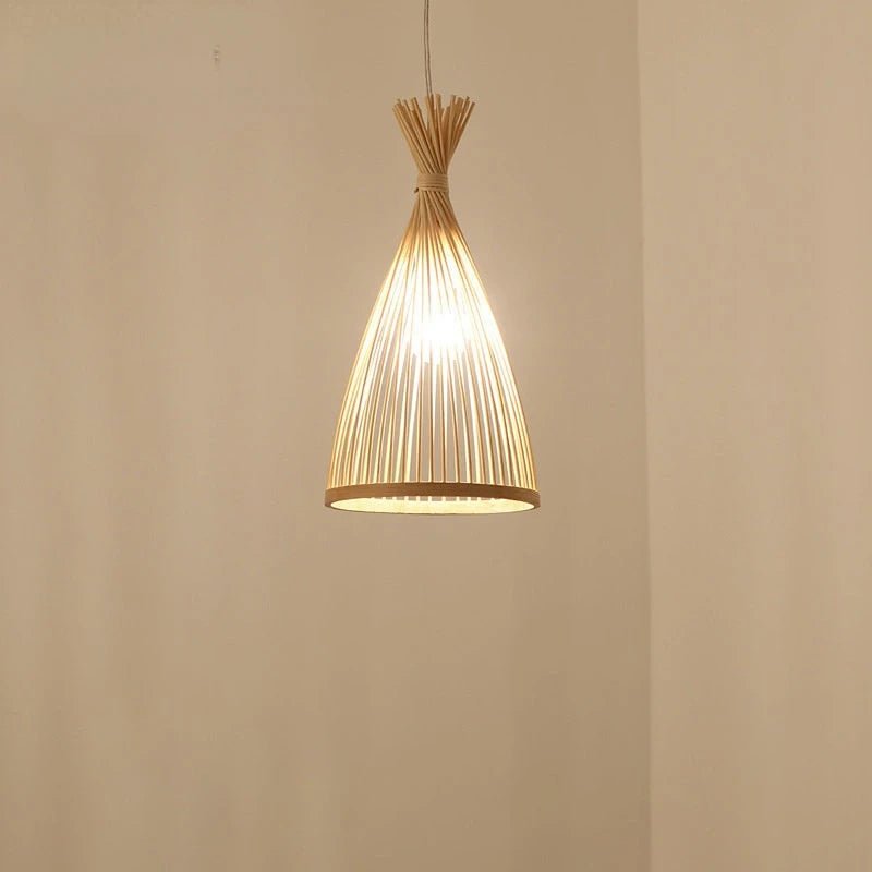 OIN Rattan Wicker Bamboo Pendant Lamp - Lumen Attic